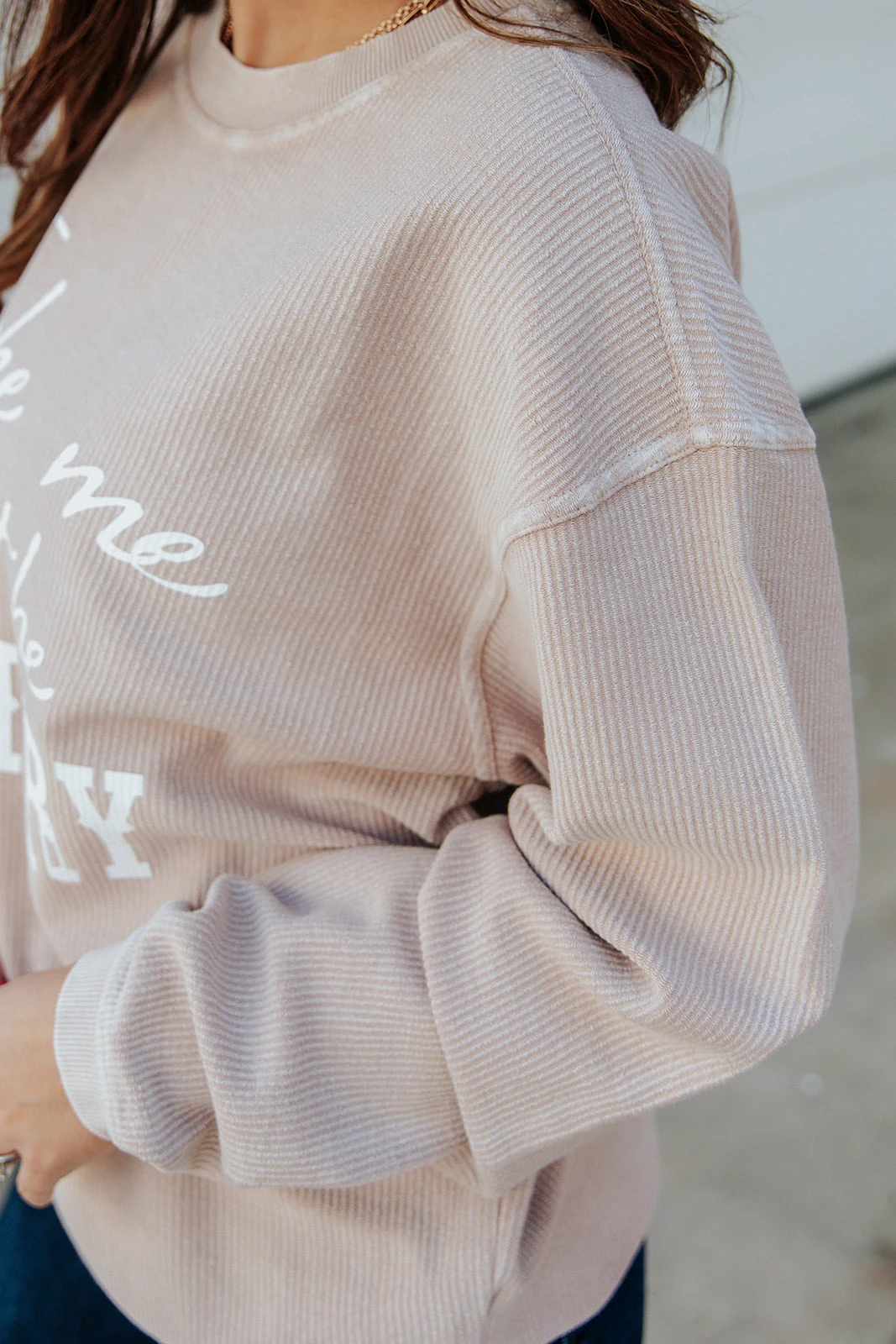 Take Me To The Country Ribbed Graphic Crewneck 3 Take Me To The Country Ribbed Graphic Crewneck - Image 3