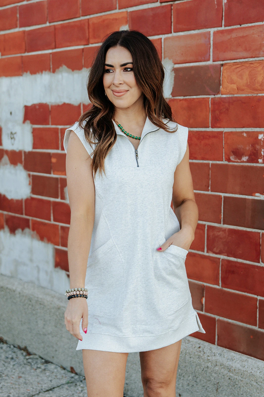 Quarter Zip Active Tank Dress 1 Quarter Zip Active Tank Dress