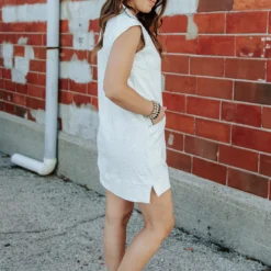 Quarter Zip Active Tank Dress 34 Quarter Zip Active Tank Dress -Women's Clothing Store 0P1A1536