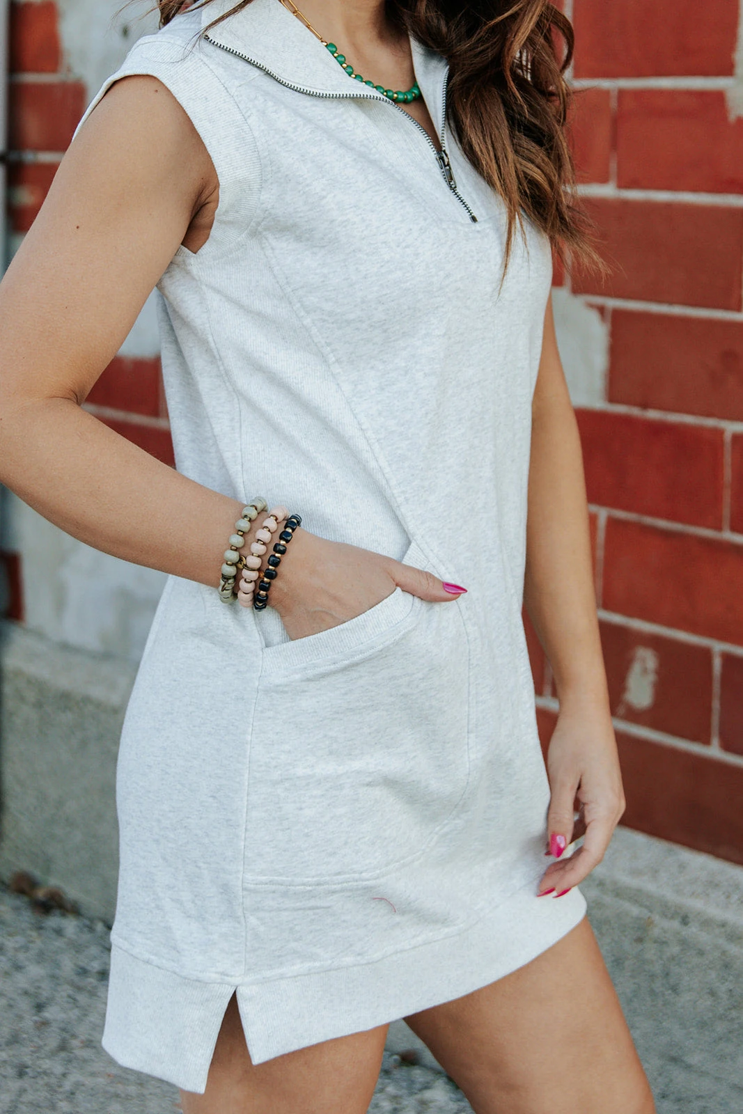 Quarter Zip Active Tank Dress 17 Quarter Zip Active Tank Dress - Image 17