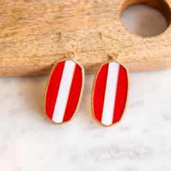 Triple Threat Dangle Earrings -Women's Clothing Store 0P1A8666