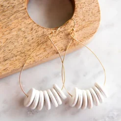 Harmony Beaded Hoop Earrings 27 Harmony Beaded Hoop Earrings -Women's Clothing Store 0P1A8690