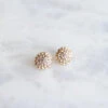 Mini Diamond Chipped Cluster Stud Earrings