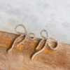 Sparkle On Top Bow Stud Earrings