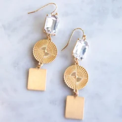 Succulent Trio Dangle Earrings