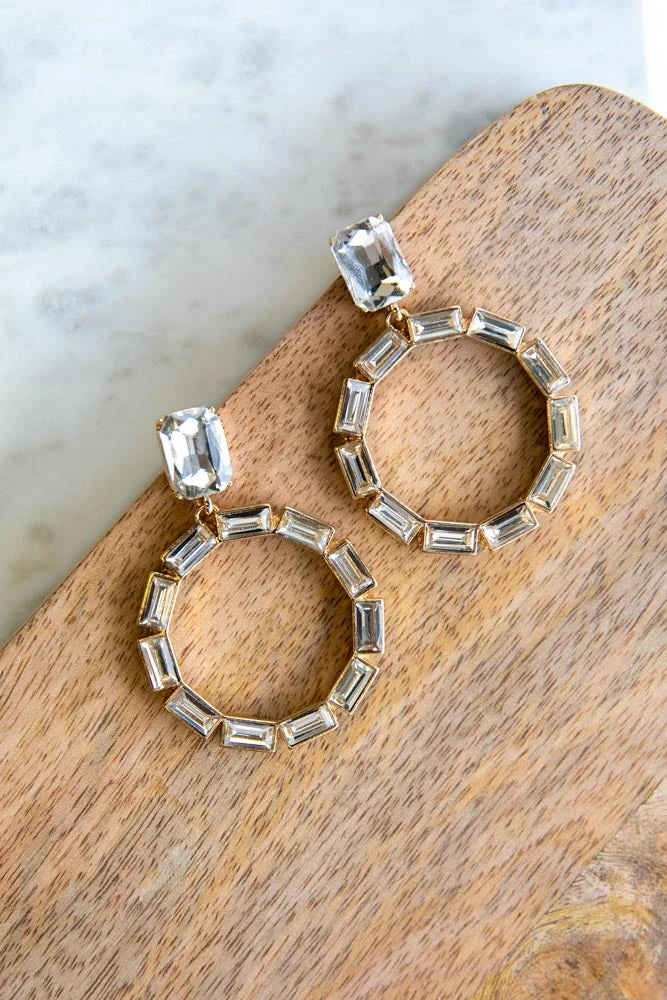 Riveting Stones Dangle Earrings 1 Riveting Stones Dangle Earrings