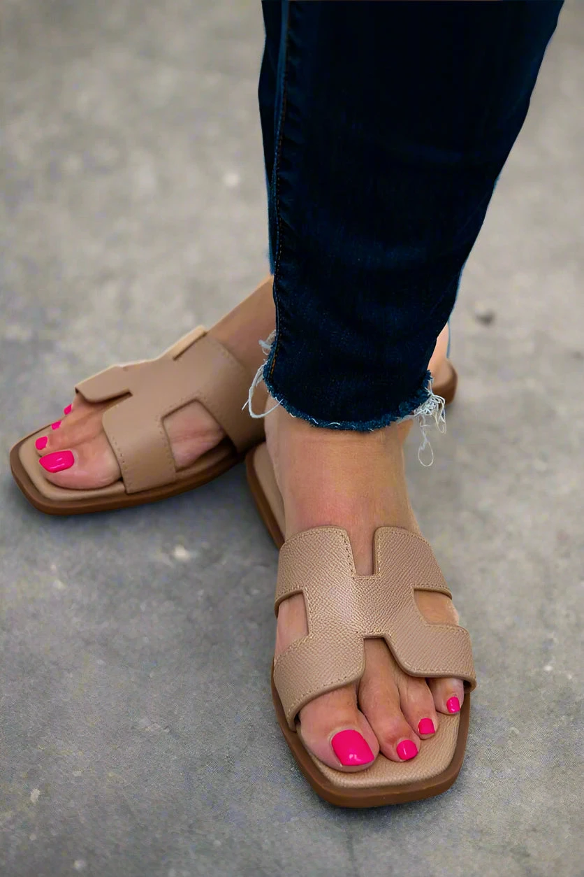 Gordy Beige Sandals 7 Gordy Beige Sandals - Image 7