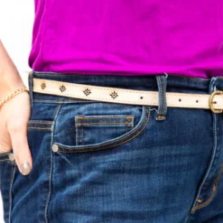 Monae II Cashew Rustic Belt -Women's Clothing Store 0P1A9392