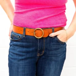 Constance Cognac Belt