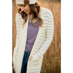 Thin Striped Cardigan-Cream -Women's Clothing Store 131131197 3724706320921349 1538419234086738437 n 222947ce 5159 4201 a5f7 04cdfe782350