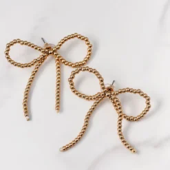 All Wrapped Up Bow Stud Earrings -Women's Clothing Store 225A2536