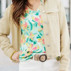 Neutral Side Slit Jacket 19 Neutral Side Slit Jacket -Women's Clothing Store 225A7227