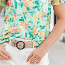 Pip Khaki Belt 6 Pip Khaki Belt -Women's Clothing Store 225A7247