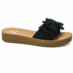 Corky's Spray Tan Black Sandals