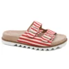 Corky's Dash Red Natural Sandals