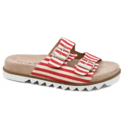 Corky's Dash Red Natural Sandals