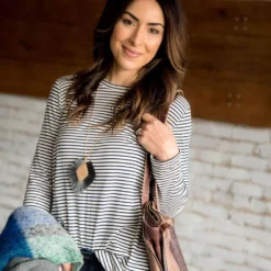 Striped Elbow Patch Long Sleeve Tee -Women's Clothing Store 81330621 2824316894293634 8076184369422663680 n 871689 978536