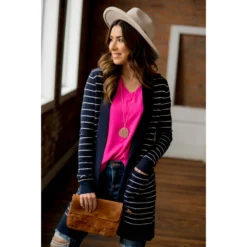 Striped Teacher's Cardigan -Women's Clothing Store BB 0001 7ad918b2 f2ce 474e a1dc aacbfa88f7de