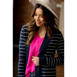 Striped Teacher's Cardigan -Women's Clothing Store BB 0003 42ccc920 c6dc 494b 9174 b0efc1ea8186