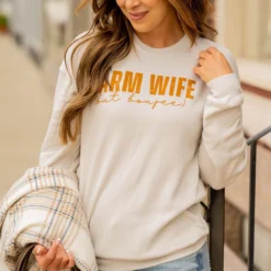 Boujee Farm Wife Graphic Crewneck -Women's Clothing Store BB 0028 02920d1c c23b 4d66 af9a 1c9ebf0f5452 253287
