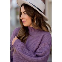 Betsey's High Neck Detailed Sweater -Women's Clothing Store BB 0043 5d18705b 1a26 4c4d 8145 d7a00e8007bd