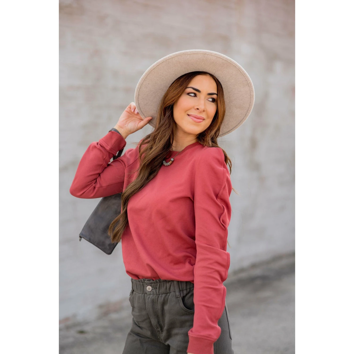 Wavy Seamed Sweatshirt 4 Wavy Seamed Sweatshirt - Image 4