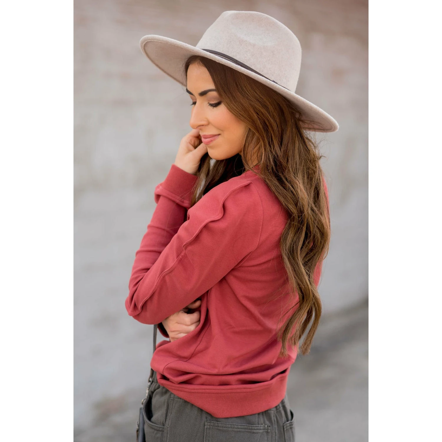 Wavy Seamed Sweatshirt 6 Wavy Seamed Sweatshirt - Image 6