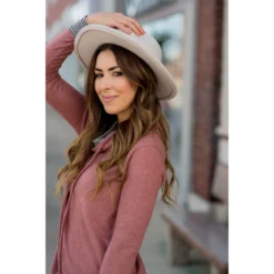 Striped Detailed Accented Cowl Neck Sweatshirt -Women's Clothing Store BB 0143 2916a387 de89 4500 aee8 a278734aaf83