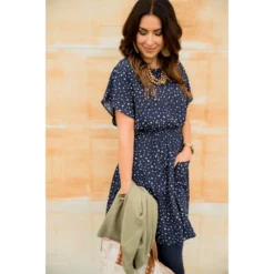 Cheetah Tee Dress -Women's Clothing Store BB 0163