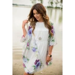 Purple Floral Kimono -Women's Clothing Store BB 0182 cafc62b9 732b 420e bd09 c2b42e29709a