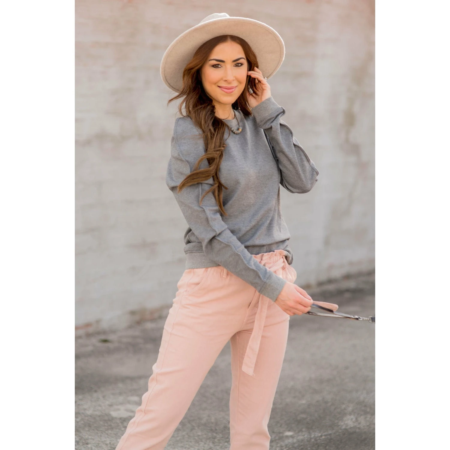 Wavy Seamed Sweatshirt 1 Wavy Seamed Sweatshirt