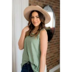 Polka Dot Front Tank 22 Polka Dot Front Tank -Women's Clothing Store BB 0226