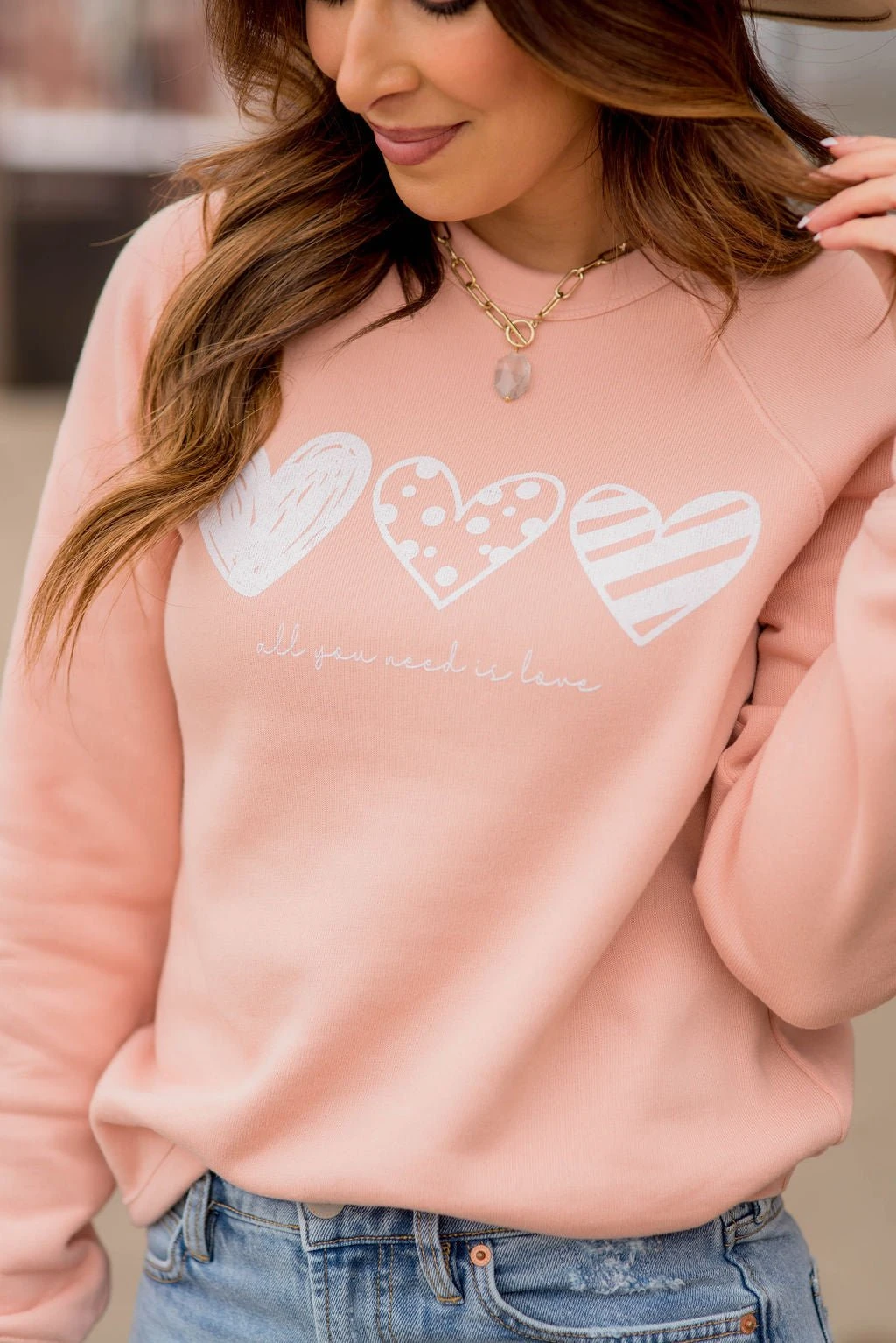 All You Need Is Love Graphic Crewneck 3 All You Need Is Love Graphic Crewneck - Image 3