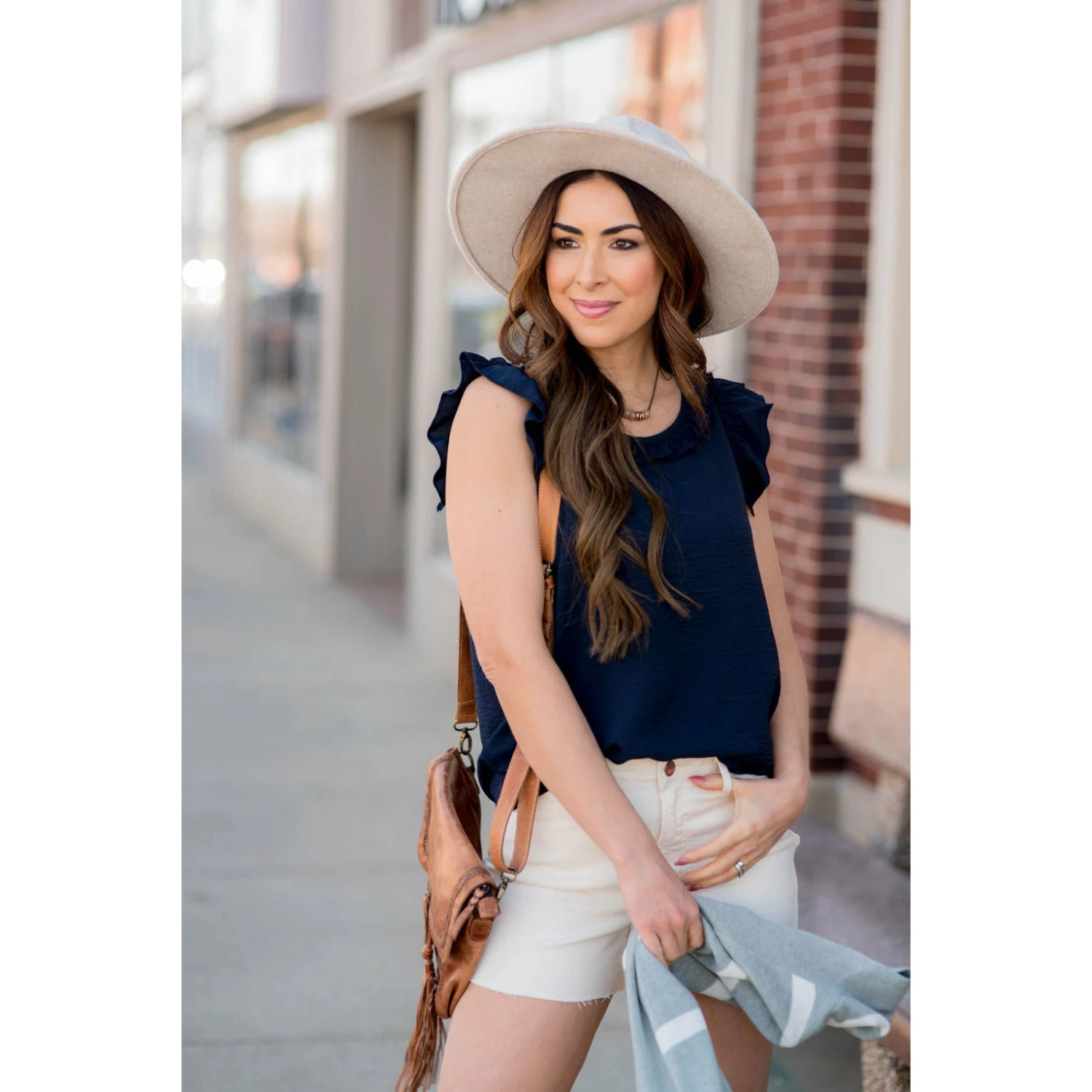 Dressy Ruffle Trim Tank 8 Dressy Ruffle Trim Tank - Image 8