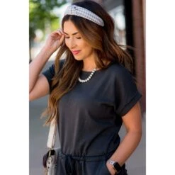 Tie Tee Romper 17 Tie Tee Romper -Women's Clothing Store BB 0253 2a4c21a4 e889 472b 9c8d d8d3968e7ff2