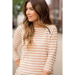 Thick Striped Side Zip Wrap Sweatshirt 22 Thick Striped Side Zip Wrap Sweatshirt -Women's Clothing Store BB 0259 967181ce 24c1 4e3b ac92 fac352d60d0f 747657