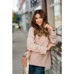 Mid Seam Raw Stitched Relaxed Tee -Women's Clothing Store BB 0266 fce95424 33d9 47ec 8408 a469870be460