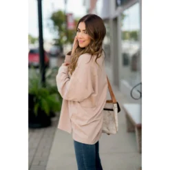 Mid Seam Raw Stitched Relaxed Tee -Women's Clothing Store BB 0272 860f170d 829d 4436 88c4 9d2dd7930cab