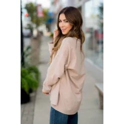 Mid Seam Raw Stitched Relaxed Tee -Women's Clothing Store BB 0279 9995b2f0 96e8 4c6f a030 c4c01ceabc27