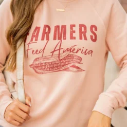 Farmers Feed America Graphic Crewneck -Women's Clothing Store BB 0282 c55ff173 3b38 454c 8978 ee03afb44086 974169