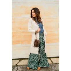 Wide Leg Leopard Pants 36 Wide Leg Leopard Pants -Women's Clothing Store BB 0322