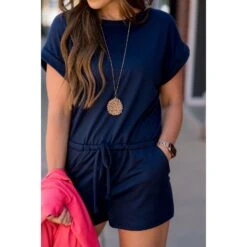 Tie Tee Romper 20 Tie Tee Romper -Women's Clothing Store BB 0327 a637b015 d1bc 42be 91b5 fbffdca3e4d8