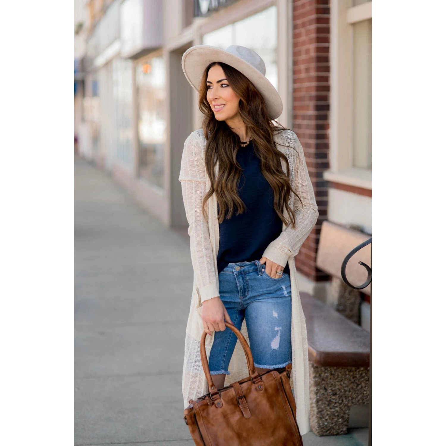 Dressy Flutter Down Blouse 7 Dressy Flutter Down Blouse - Image 7