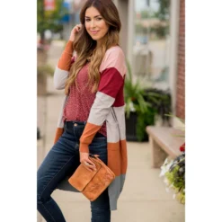 So Soft Color Blocked Tunic Cardigan -Women's Clothing Store BB 0362 505c7f87 5459 47e0 8859 3d806fc98c2e