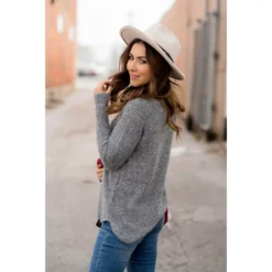 Side Slit Knit Sweater -Women's Clothing Store BB 0403 dfeab86e 66ae 4a74 928a ccf28efadc56