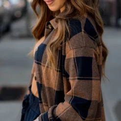 Brilliantly Beautiful Plaid Shacket -Women's Clothing Store BB 0422 d8342c0f 3c4c 4b75 8300 e4b28208c599 670109