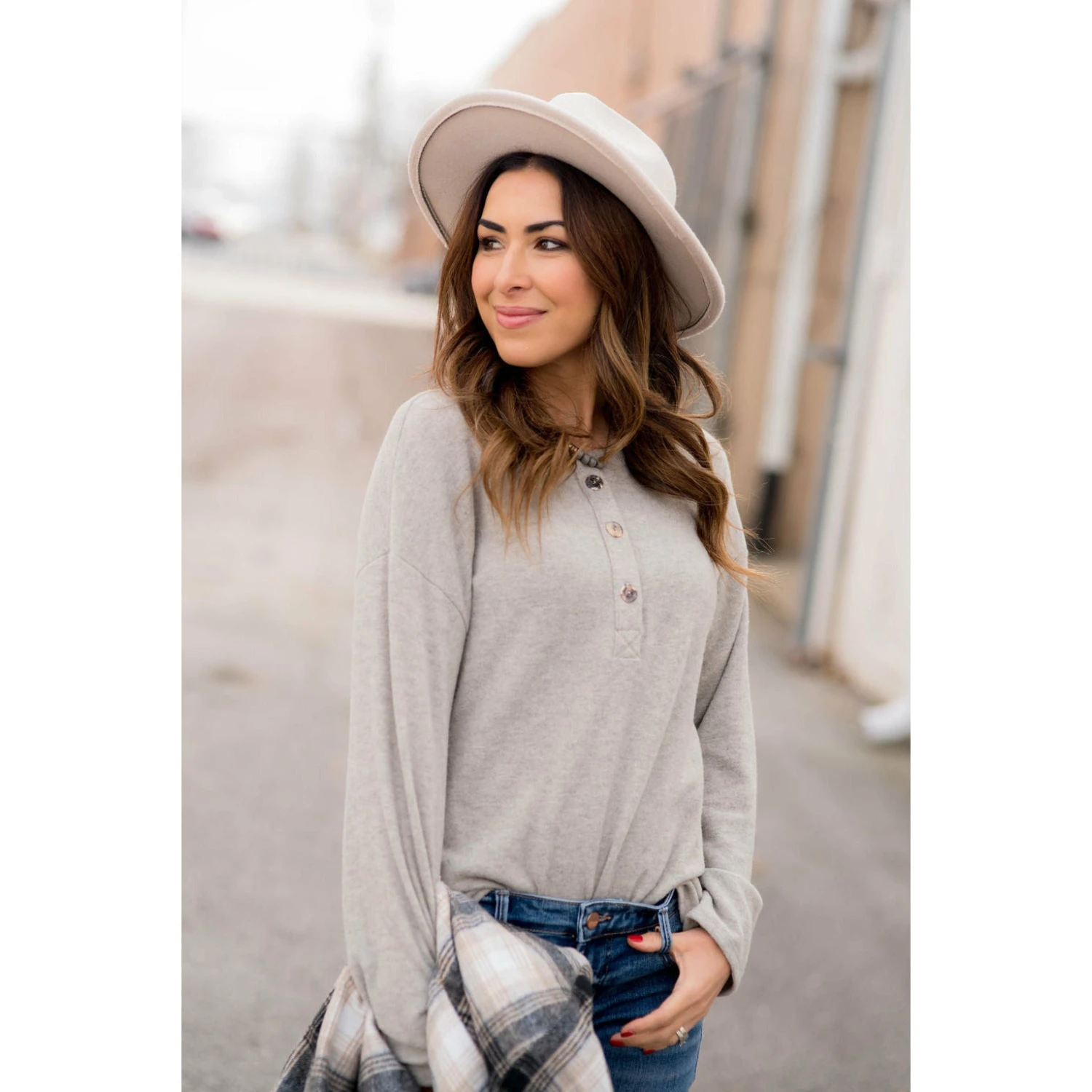 Button Down Long Sleeve Tee 10 Button Down Long Sleeve Tee - Image 10