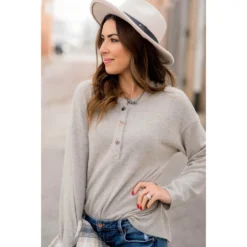 Button Down Long Sleeve Tee 30 Button Down Long Sleeve Tee -Women's Clothing Store BB 0428 f1251c78 a7de 4ae4 afdc 705785250361