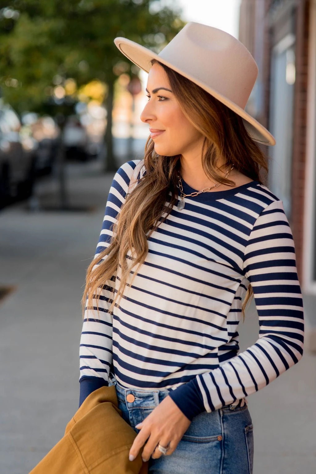 Ombre Striped Long Sleeve Tee 6 Ombre Striped Long Sleeve Tee - Image 6