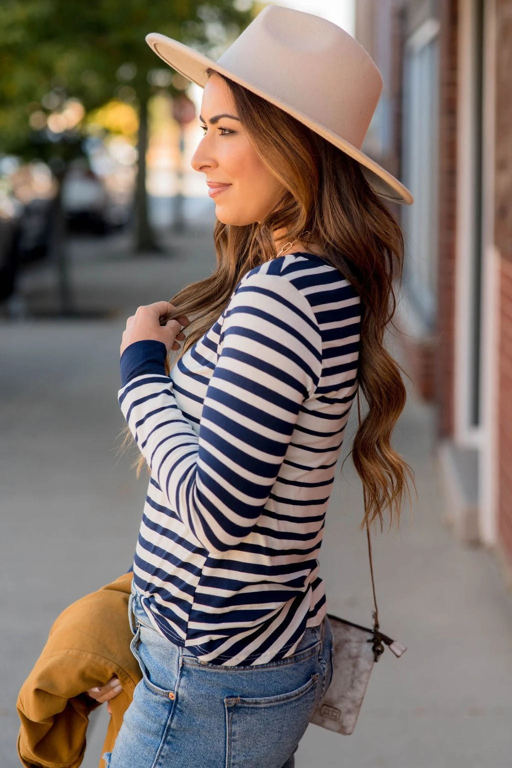 Ombre Striped Long Sleeve Tee 8 Ombre Striped Long Sleeve Tee - Image 8